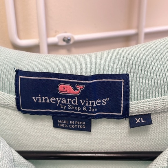 Vineyard Vines Short Sleeve Polo Shirt - Teal - XL - Picture 2 of 9
